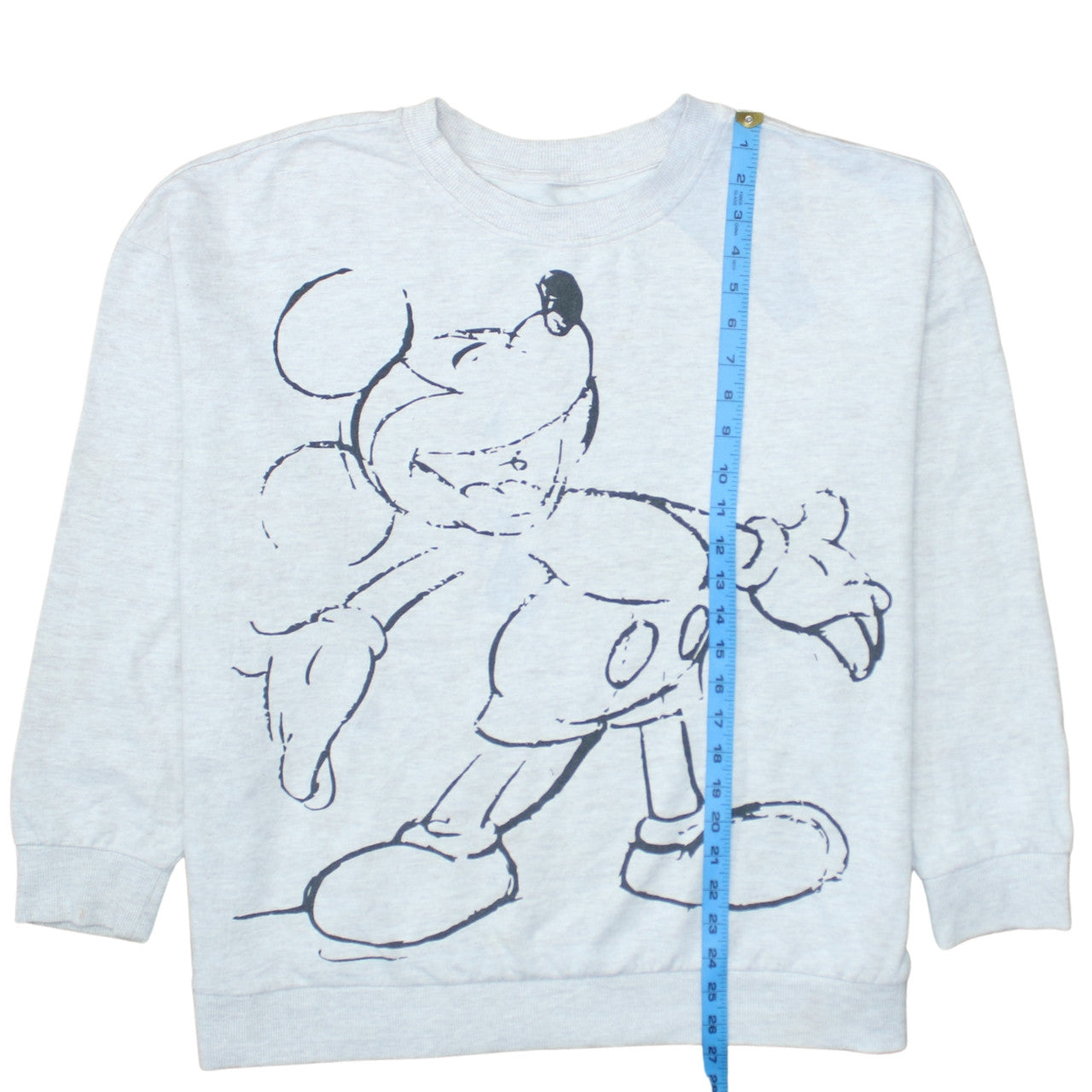 Disney Mickey Mouse Womens Grey Pullover Sweatshirt XL George