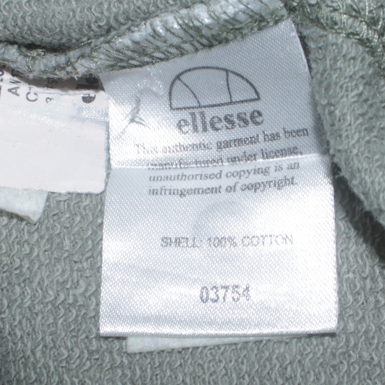 Ellesse Womens Green Pullover Hoodie UK 12 100% Cotton Casual Sweatshirt
