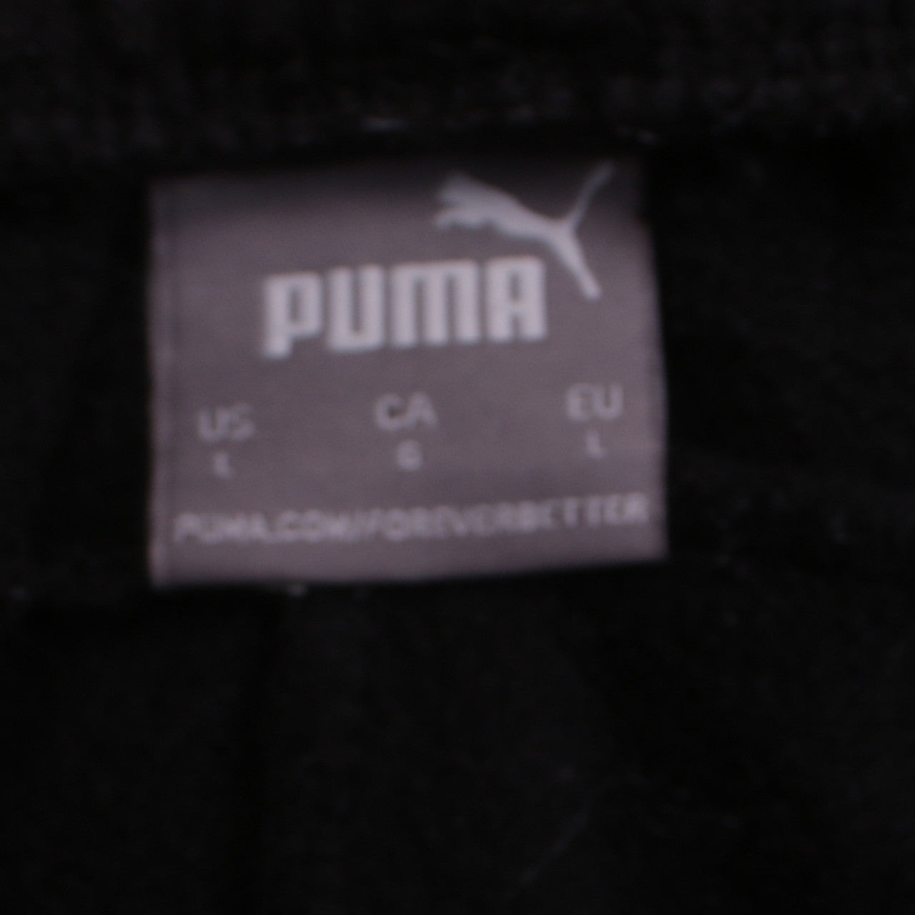 Puma Men’s Black Jogger Trousers L Regular Fit Sportswear