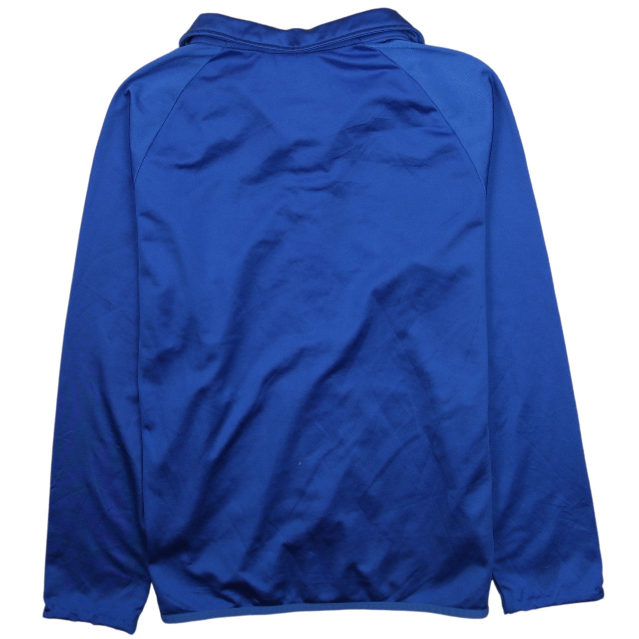 Adidas Boys Blue Full Zip Sweatshirt Size 13-14 Years Classic Fit