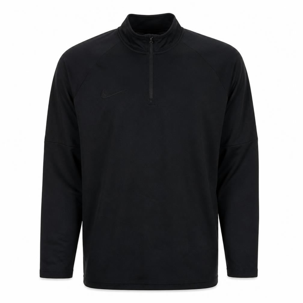 Nike Men's Black Dri-FIT 1/4 Zip Athletic Sweatshirt - Size M