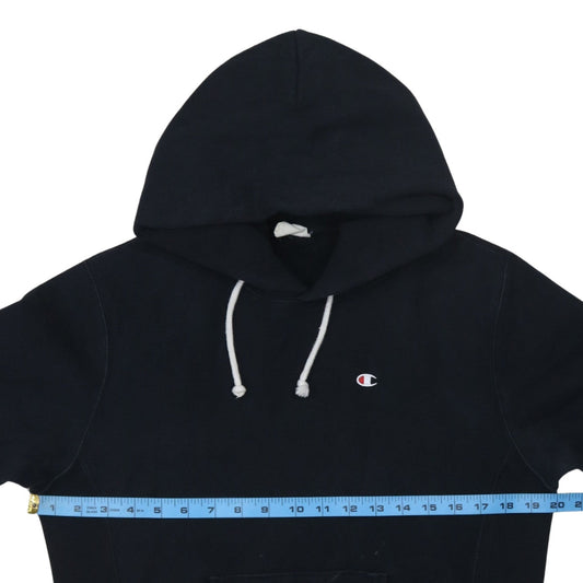 Champion Men's Black Medium Pullover Hoodie Reverse Weave