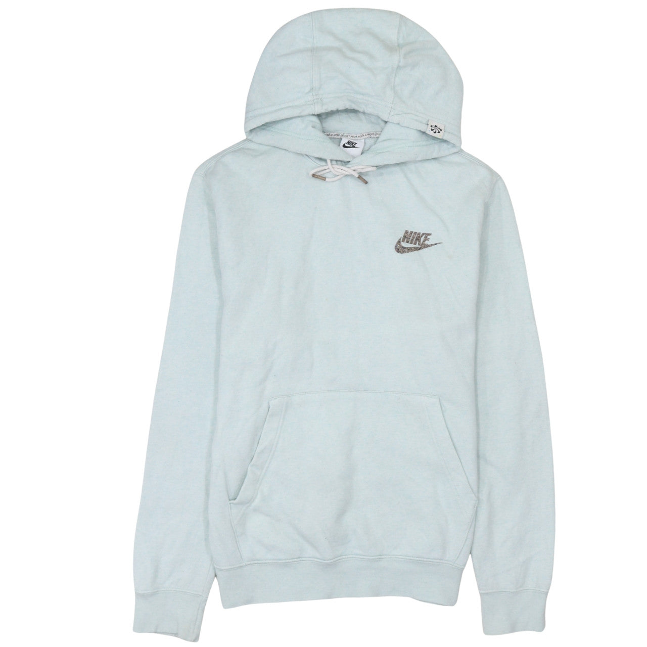 Nike Women’s Light Blue Pullover Hoodie Size S Cotton Blend