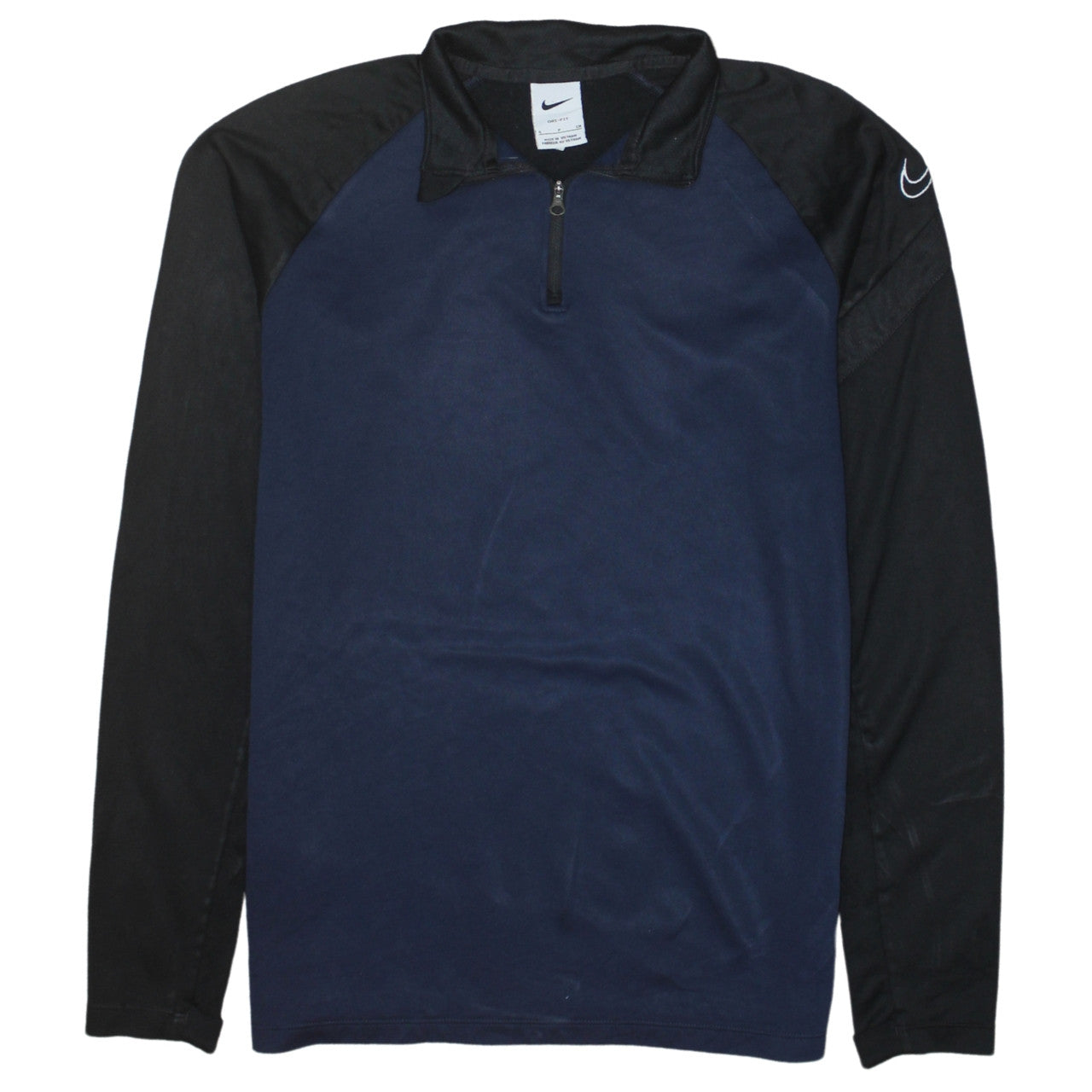 Nike Men's Blue 1/2 Zip Dri-Fit Sweatshirt Size S
