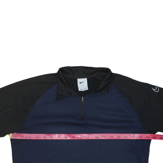 Nike Men's Blue 1/2 Zip Dri-Fit Sweatshirt Size S