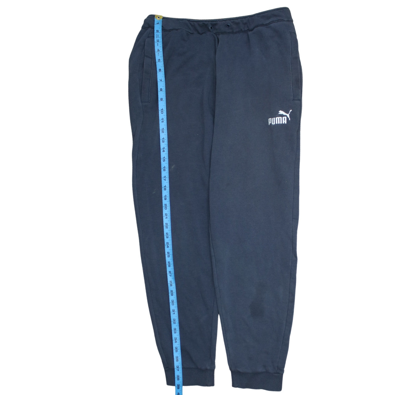 Puma Men Blue Regular Fit Sweatpants L Sports Joggers