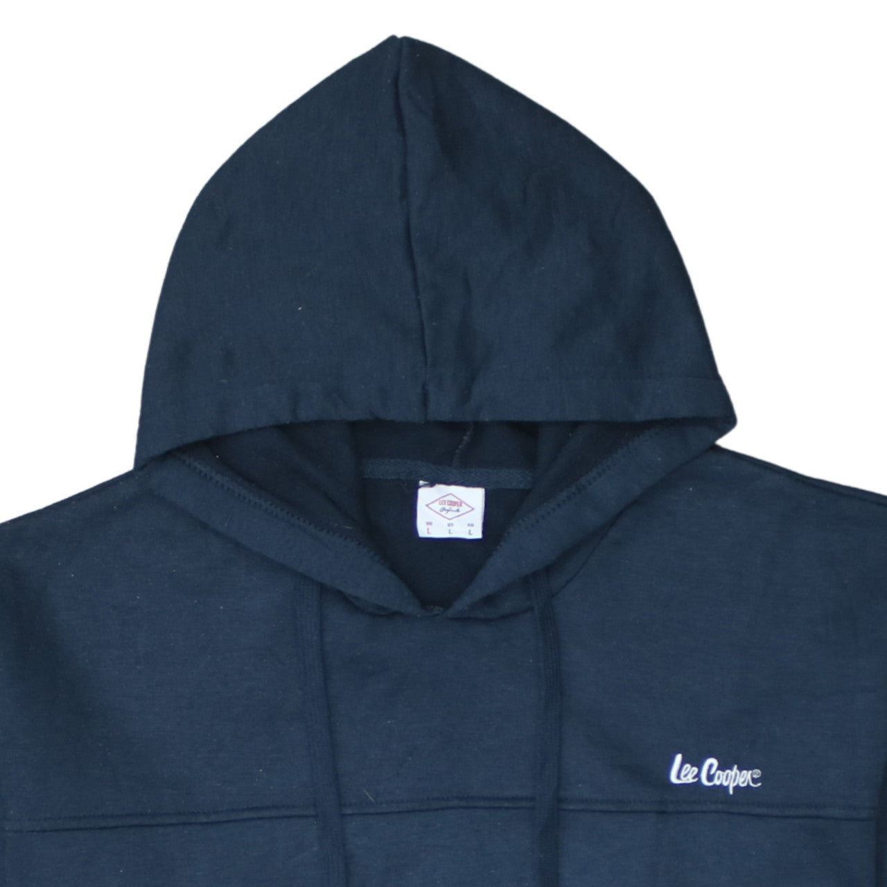 Lee Cooper Men’s Blue Pullover Hoodie Size L Regular Fit