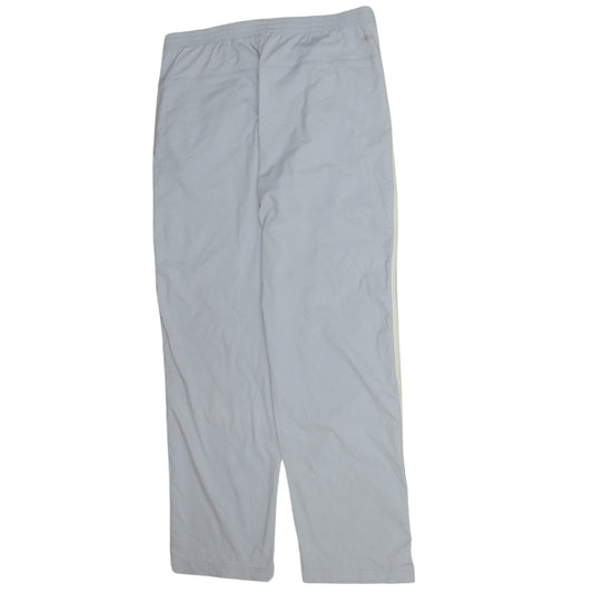 Adidas Womens Light Grey Track Trousers Size 14 Casual Sportswear