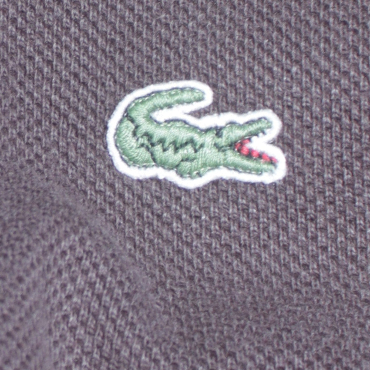 Lacoste Men's Grey 1/4 Zip Cotton Sweatshirt Pullover L