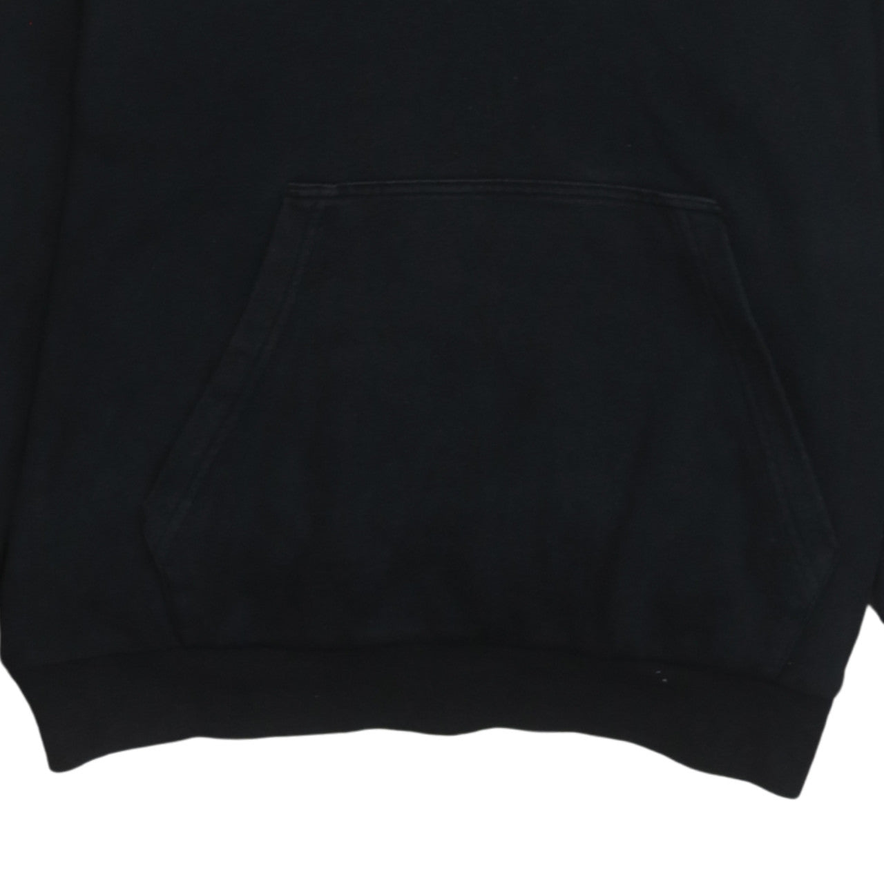 Adidas Mens Black Pullover Hoodie Medium Logo Fleece Sweatshirt