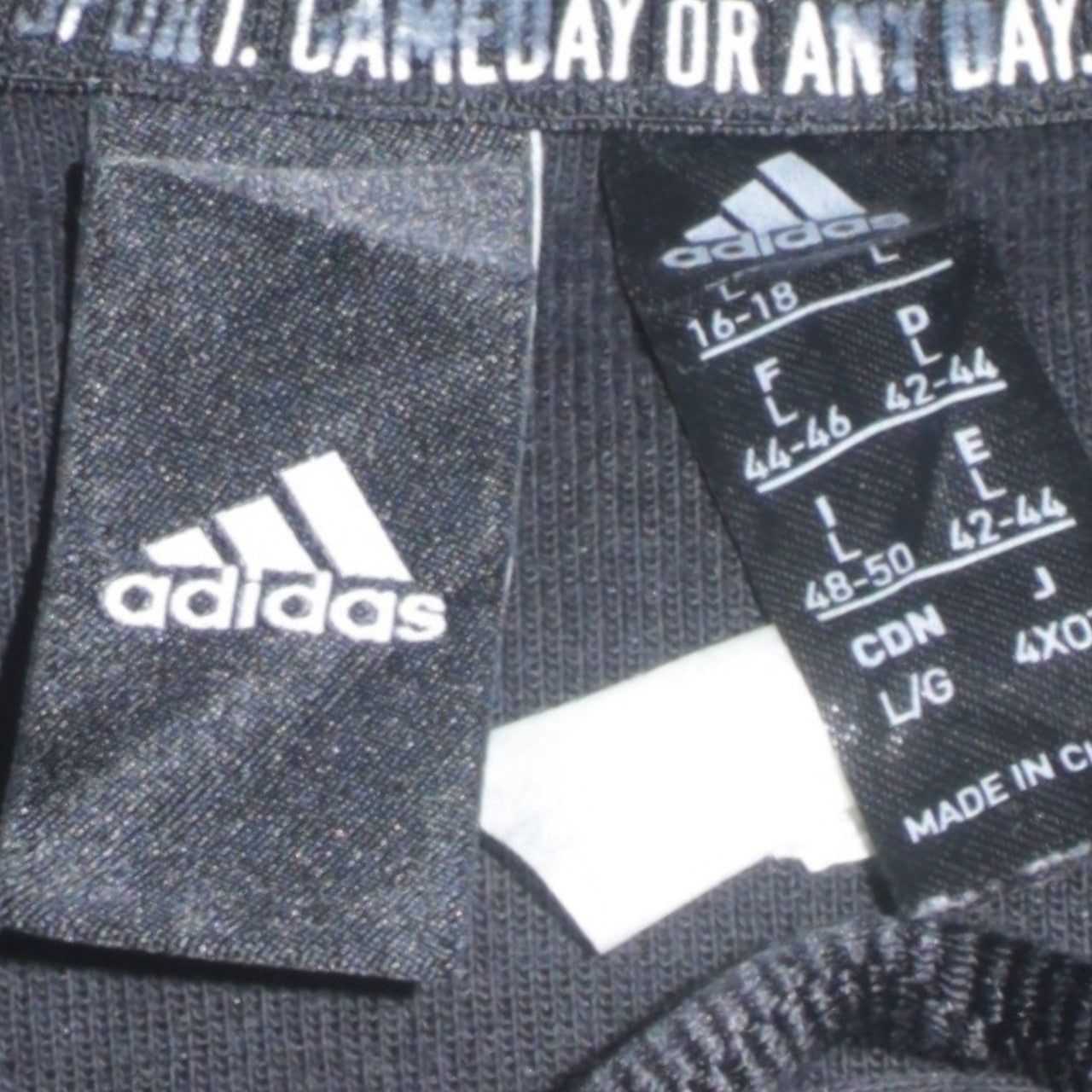 Adidas Womens Black Full Zip Hoodie Size L 16-18 Hooded Sweatshirt