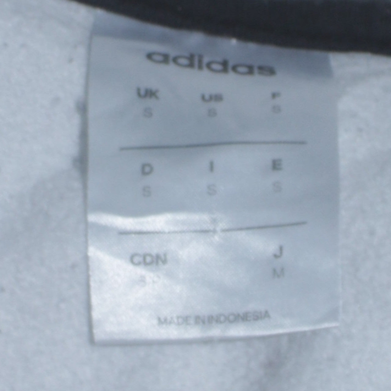 Adidas Men's White & Black Pullover Hoodie Size S Classic Logo Style