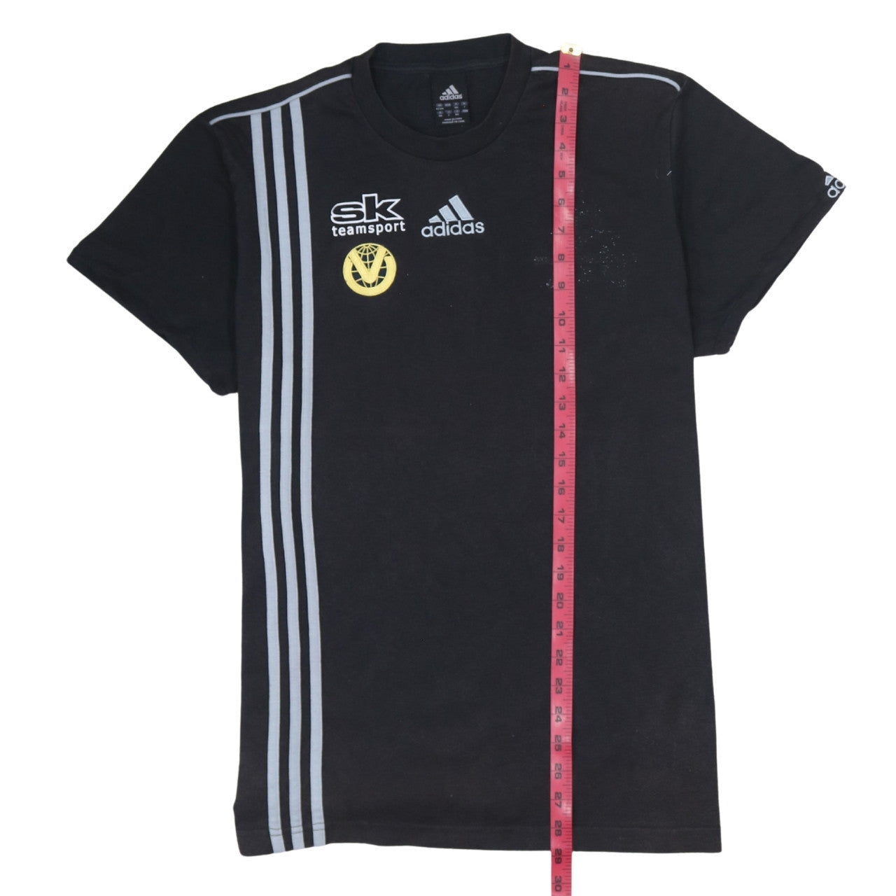 Adidas Mens Black Sports T-Shirt L Short Sleeve Crew Neck
