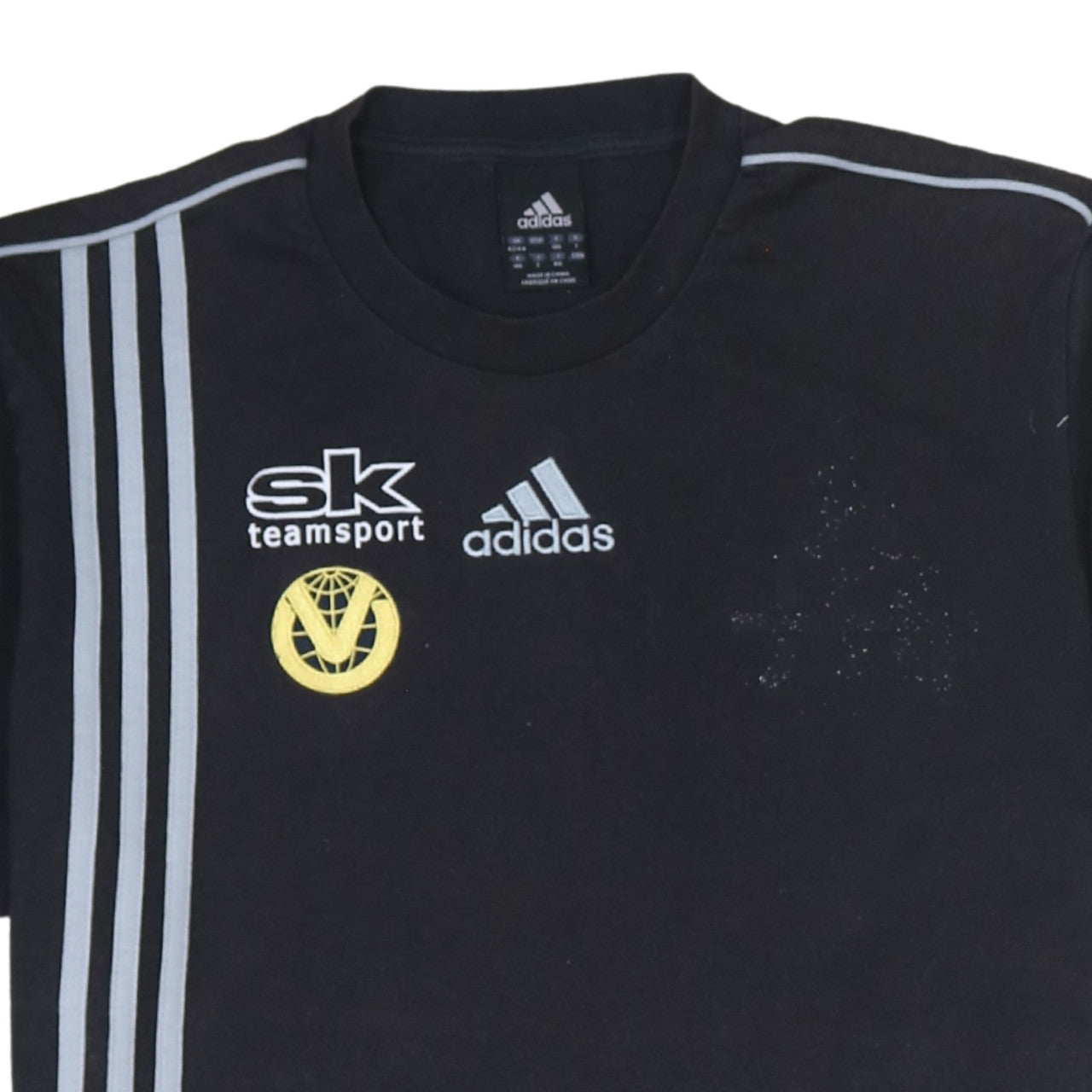 Adidas Mens Black Sports T-Shirt L Short Sleeve Crew Neck