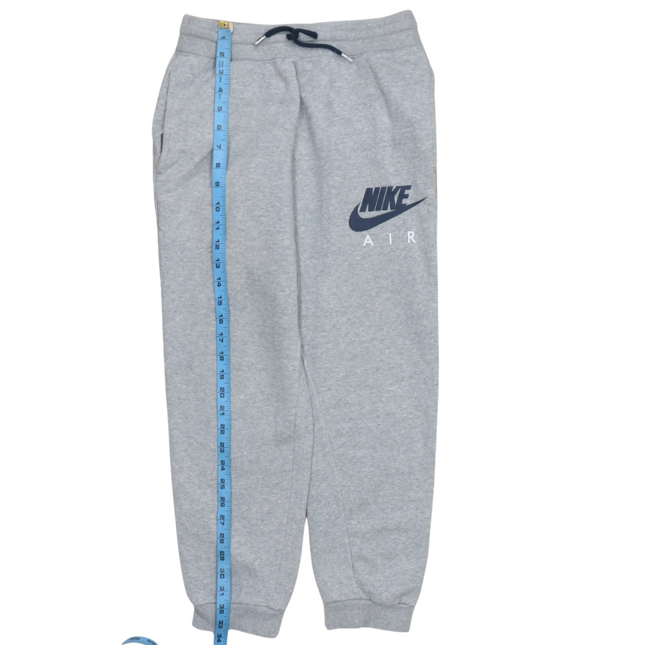 Nike Men's Grey Air Sweatpants Small Regular Fit Fleece Joggers