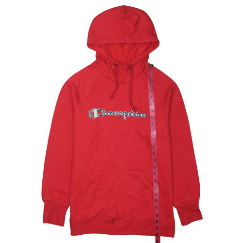 Champion Men’s Red Pullover Hoodie Regular Fit Size S Fleece