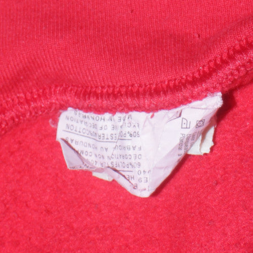 Champion Men’s Red Pullover Hoodie Regular Fit Size S Fleece