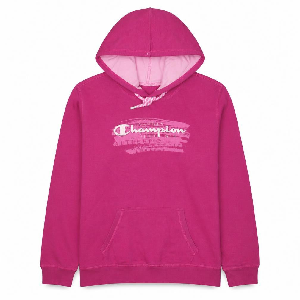 Champion Women’s Pink Pullover Hoodie Size L Heritage Fit