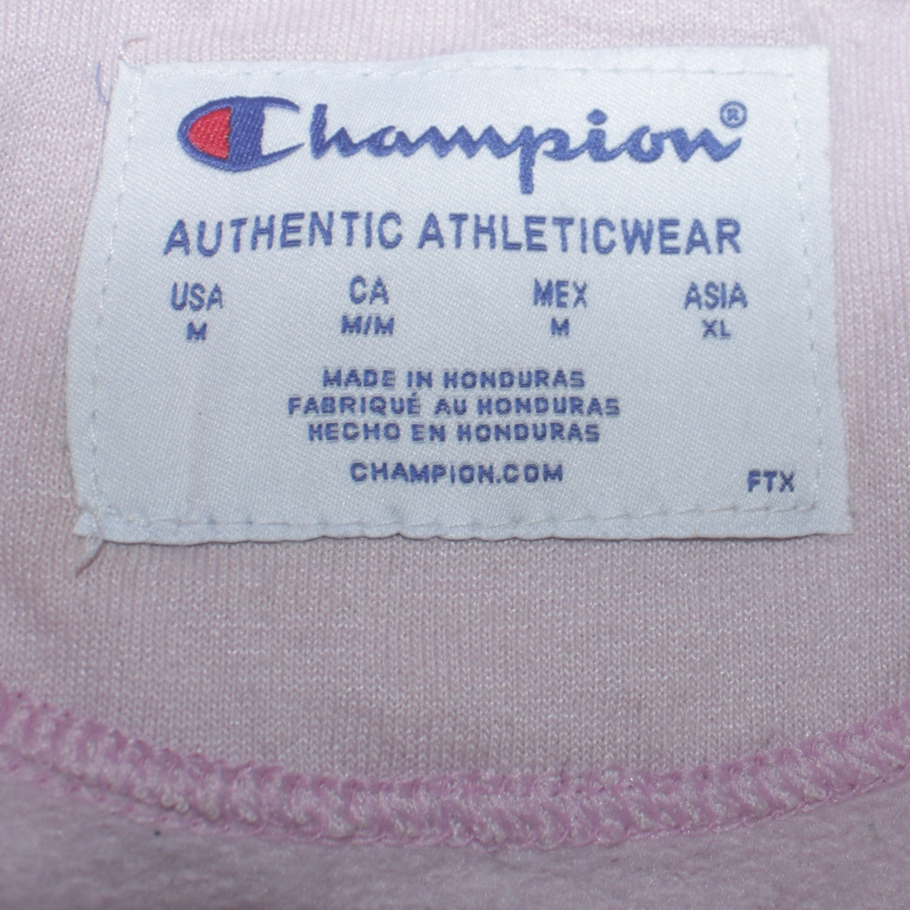 Champion Women Pink Crew Neck Pullover Sweatshirt Medium