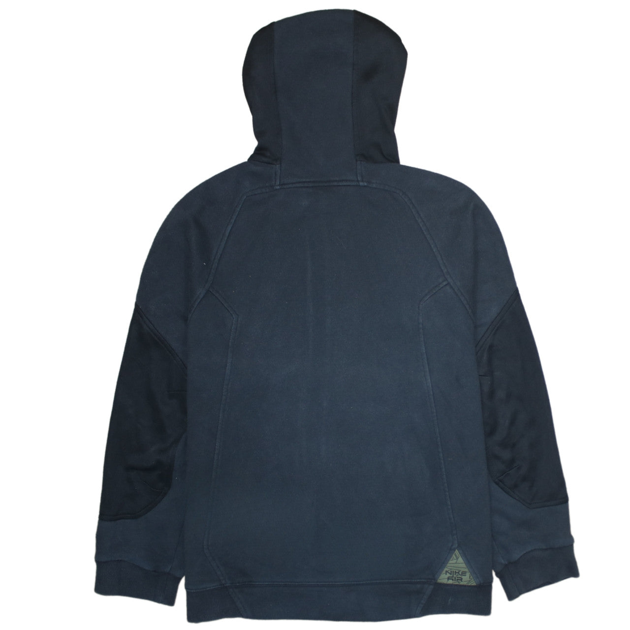Nike Boys Black Full Zip Hoodie Size 13 Years Fleece Hooded Sweatshirt