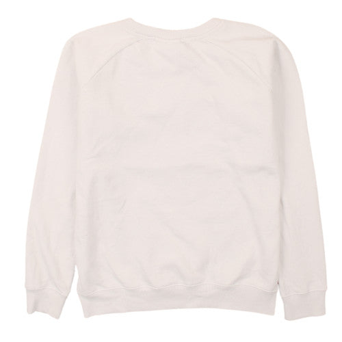 FILA Womens White XS Sweatshirt Crew Neck Logo Pullover