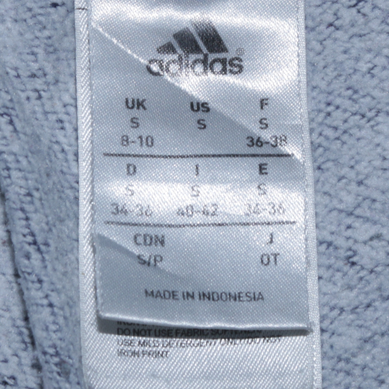 Adidas Womens Blue Jogger Sweatpants S Elastic Waist Logo