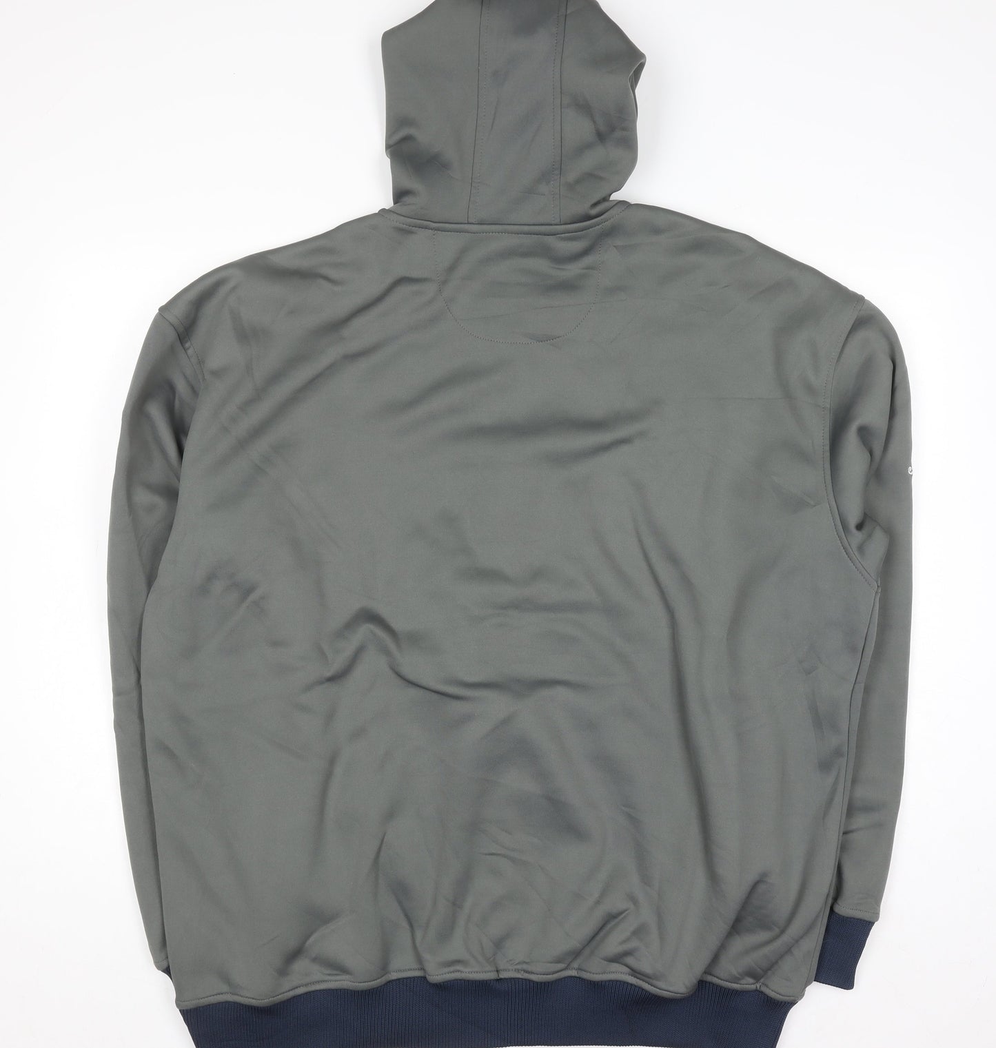Stitches Men’s Grey Full Zip Hoodie XL Sports Baseball Logo