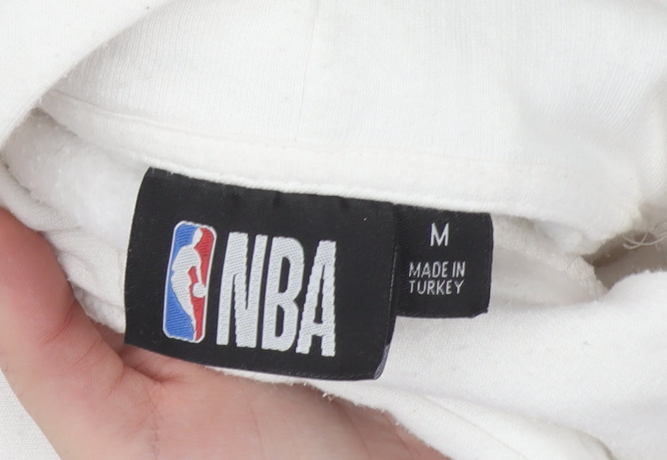 Primark NBA Chicago Bulls White Men's M Pullover Hoodie