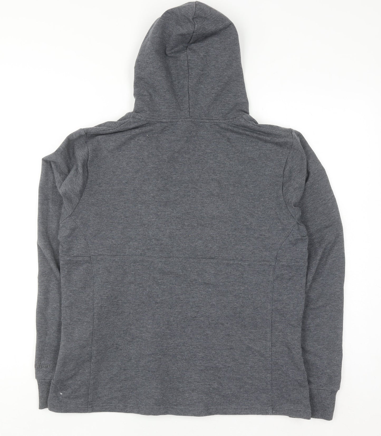 Golddigga Women's Grey Pullover Hoodie Size 14 Cotton Blend
