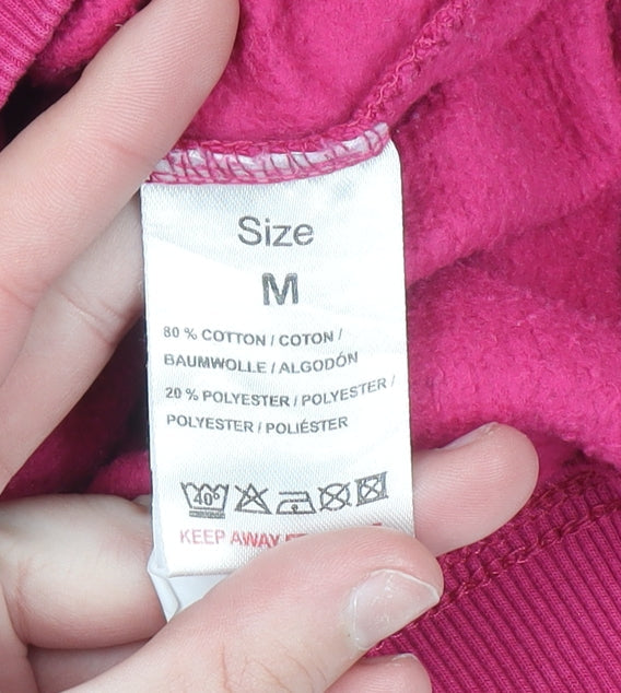 Pink Vanilla Women’s Pink Paris Pullover Hoodie Size M Cotton Blend