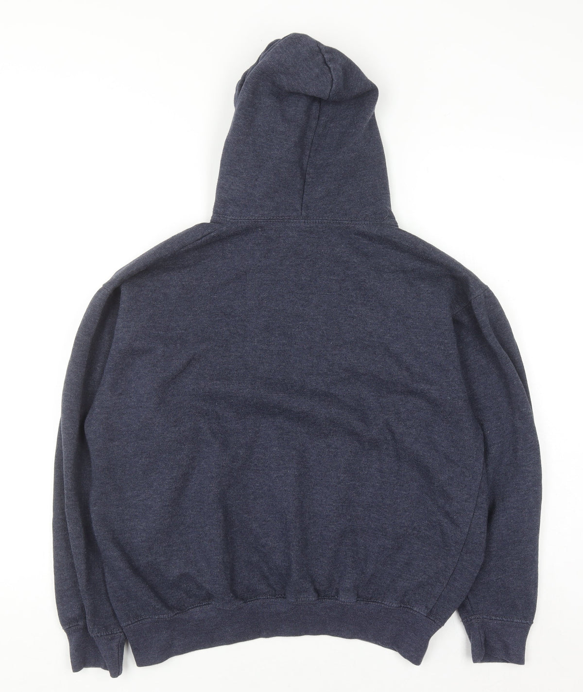 NYC Screen Printing Inc Women Navy Pullover Hoodie Medium Cotton Blend