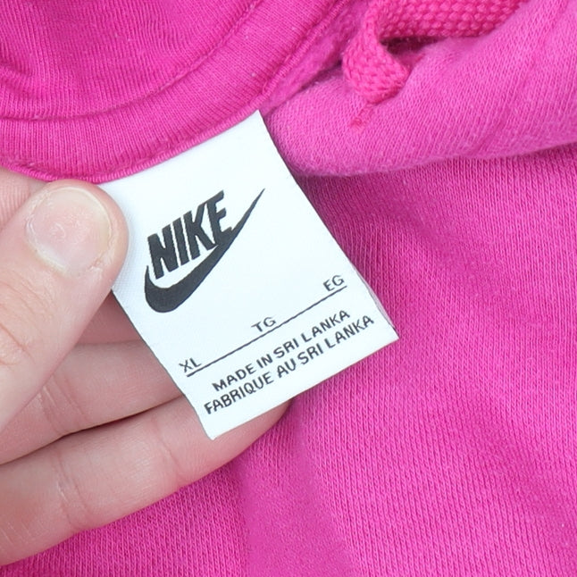 Nike Women’s Pink Pullover Hoodie XL Hooded Sweatshirt