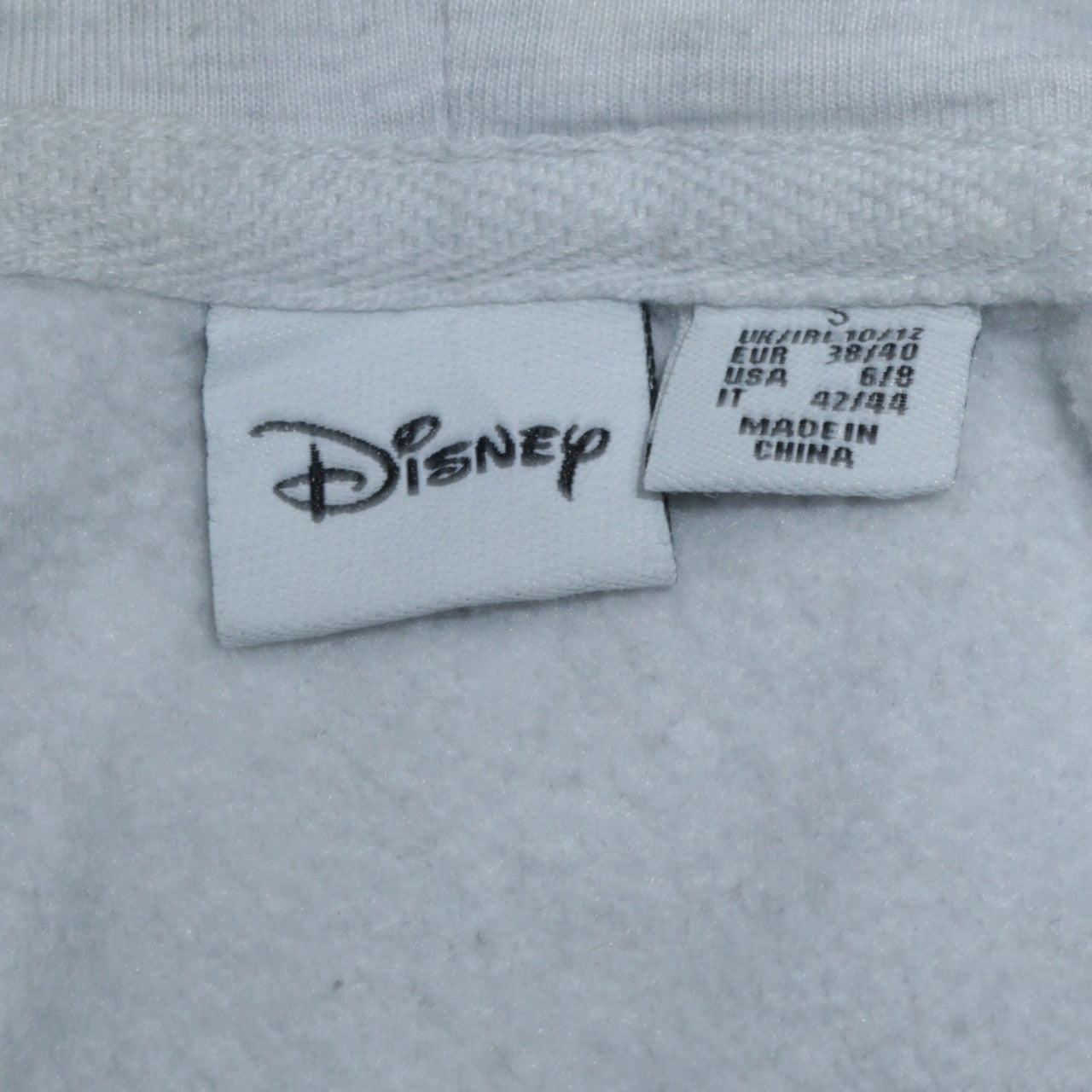 Disney Primark Women Grey Small Mickey Mouse Pullover Hoodie