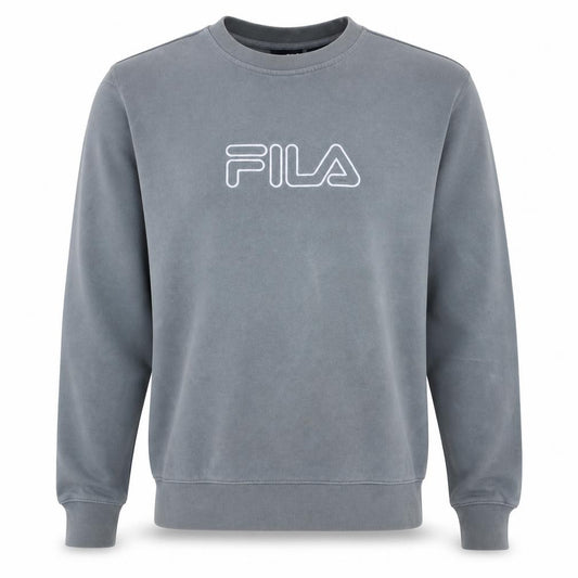 FILA Mens Grey XL Crew Neck Logo Pullover Sweatshirt