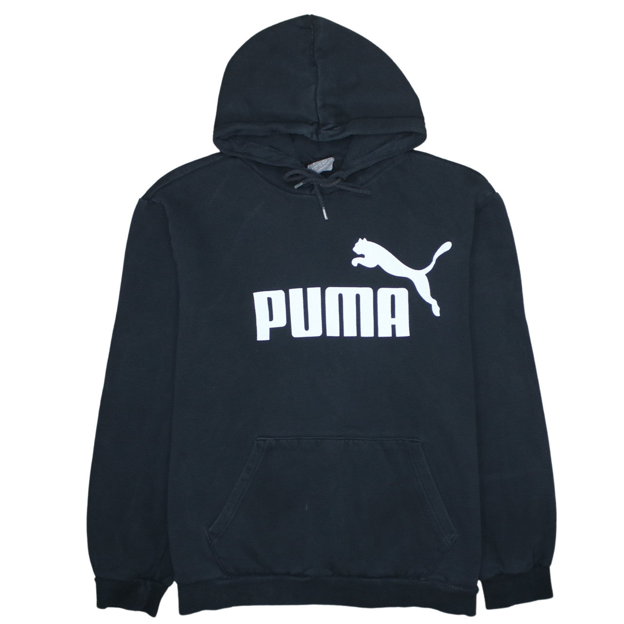 Puma Men's Black XL Pullover Hoodie Fleece Sweatshirt