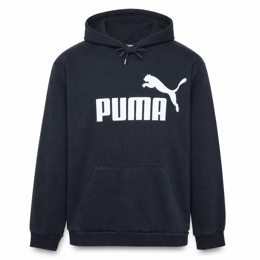 Puma Men's Black XL Pullover Hoodie Fleece Sweatshirt