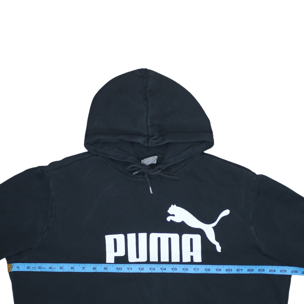 Puma Men's Black XL Pullover Hoodie Fleece Sweatshirt