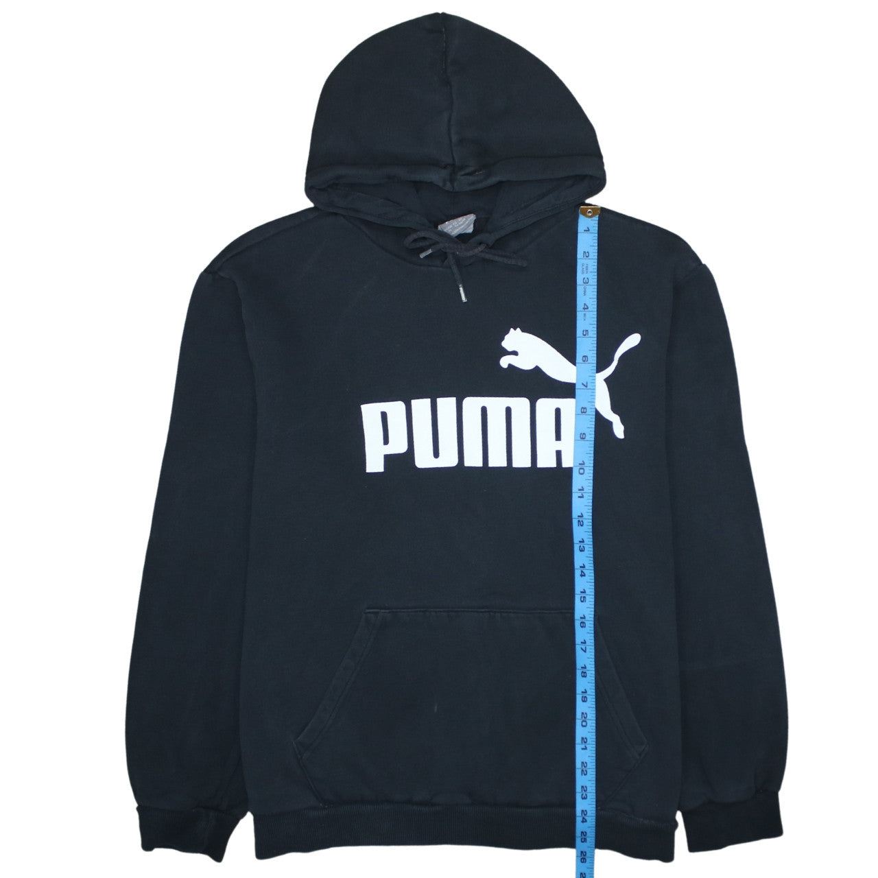 Puma Men's Black XL Pullover Hoodie Fleece Sweatshirt