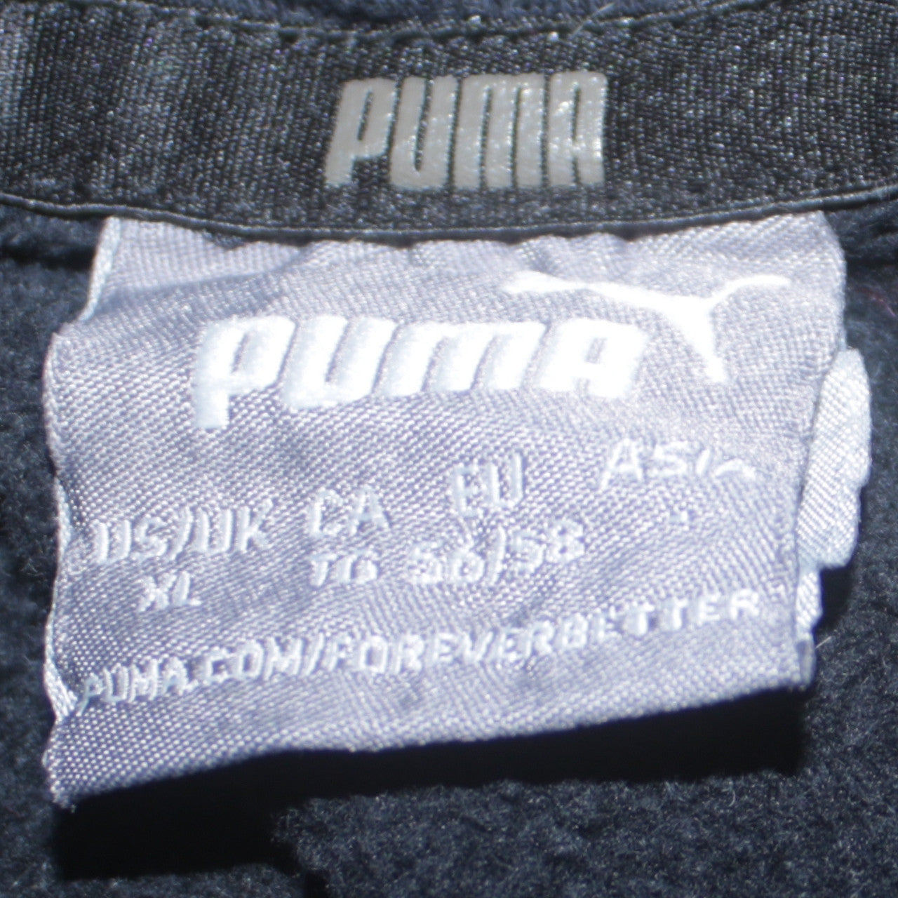Puma Men's Black XL Pullover Hoodie Fleece Sweatshirt