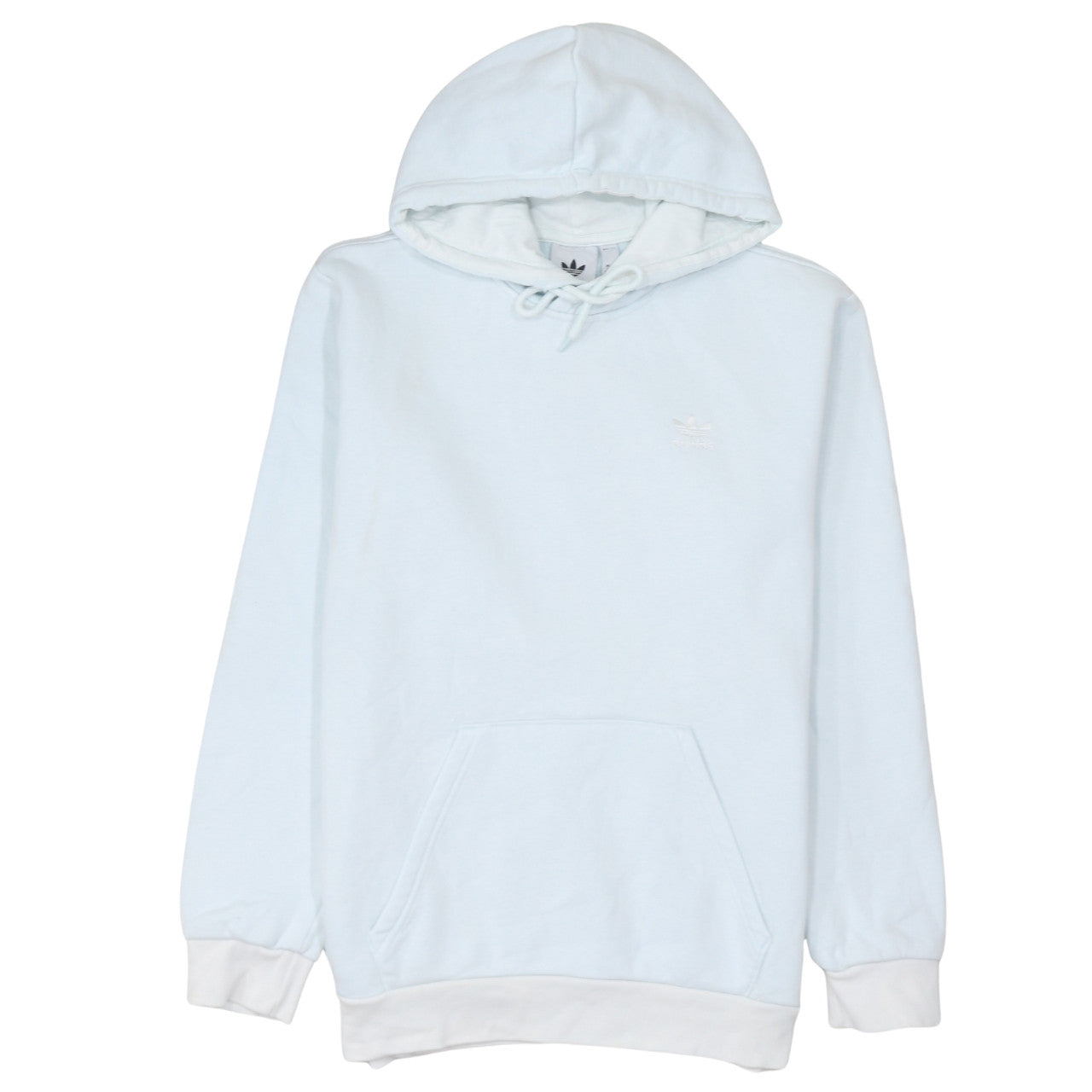 Adidas Men's Blue Pullover Hoodie Small Regular Fit Fleece Sportswear