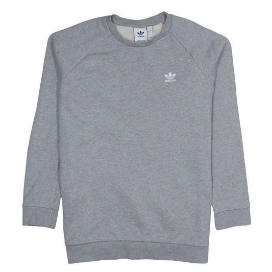 adidas Mens Grey Crew Neck Sweatshirt L Sports Pullover