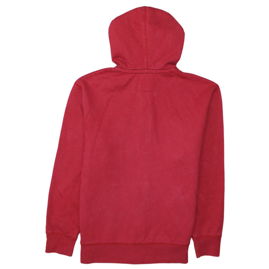 GAP Kids Teens Red Full Zip Logo Hoodie Size 14 Plus Cotton Blend