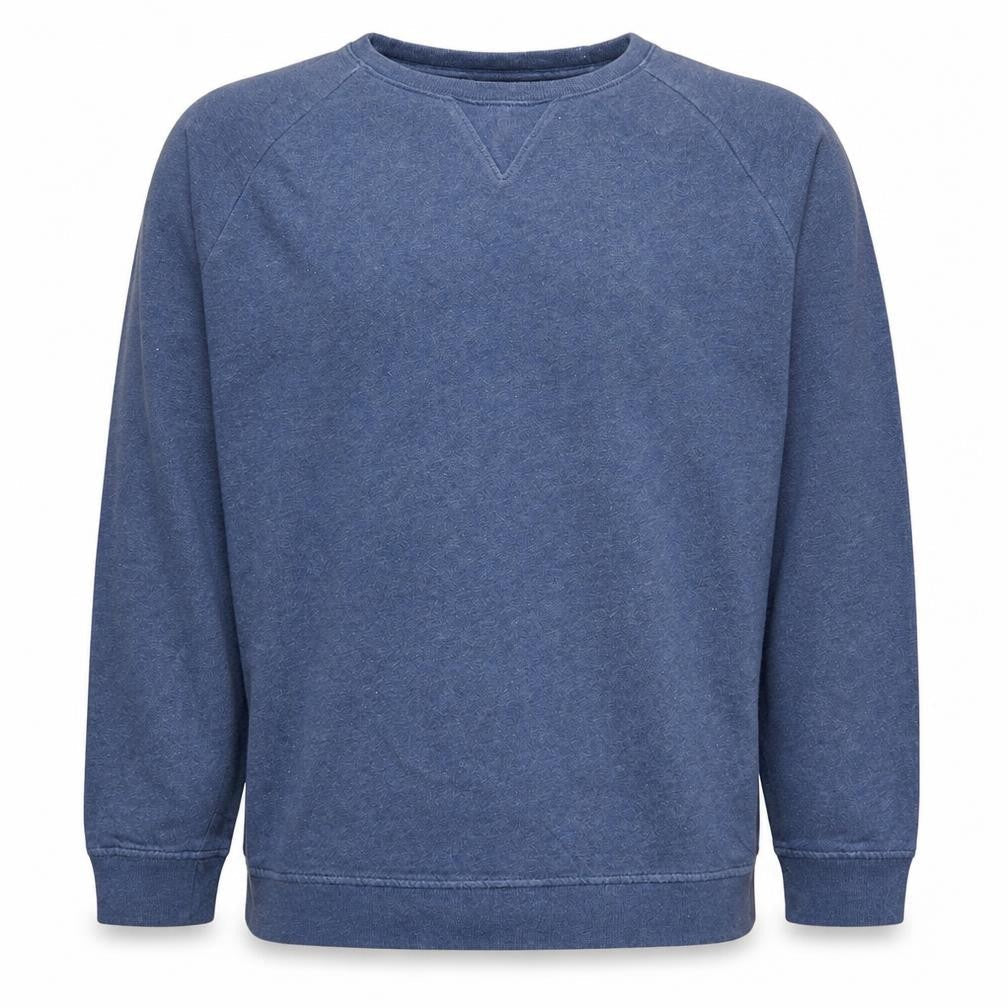 Reebok Men's Blue XL Crew Neck Pullover Sweatshirt Jersey Cotton Blend