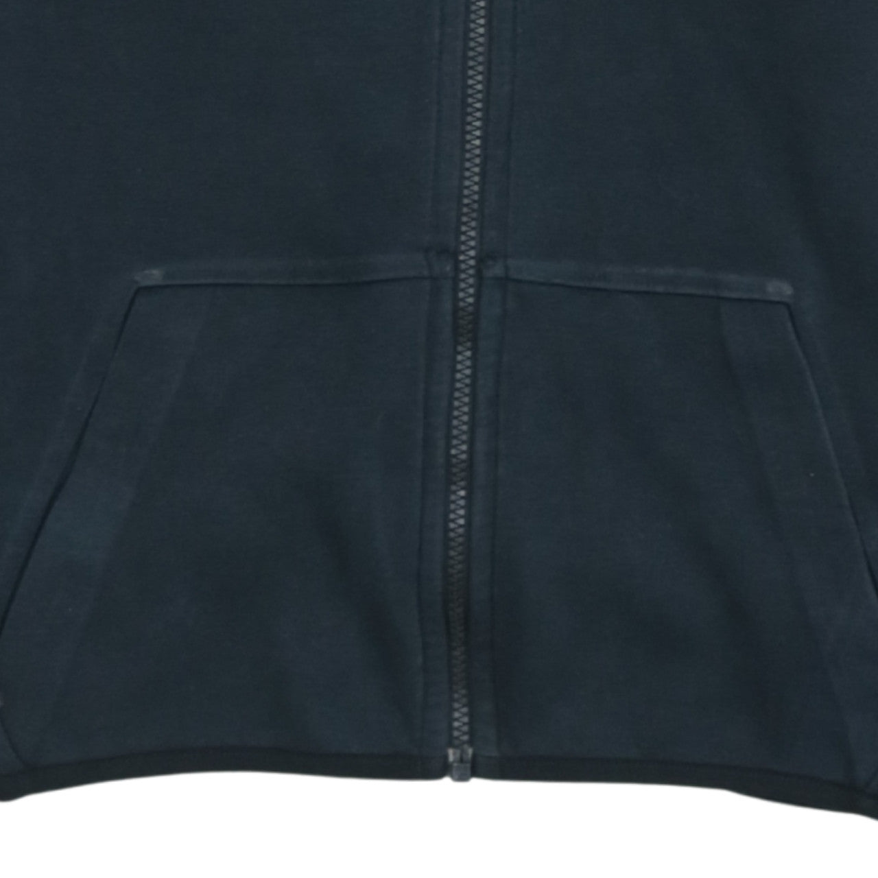 Nike Boys Black Full Zip Hoodie XL 13-15 Years Cotton Blend Sportswear