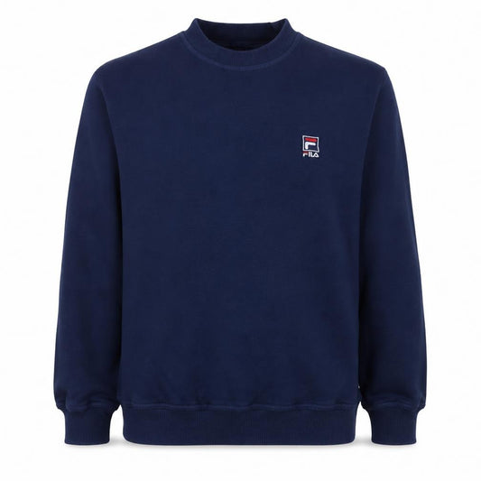 FILA Mens Blue Sweatshirt Small Crew Neck Vintage Pullover