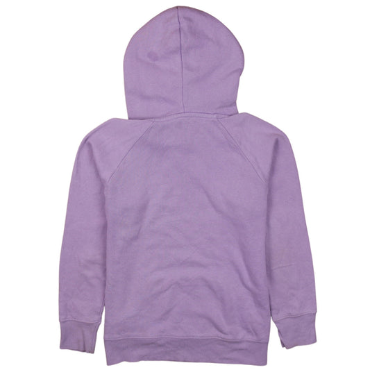 Champion Girls Purple Logo Pullover Hoodie Size L Cotton Blend Fleece