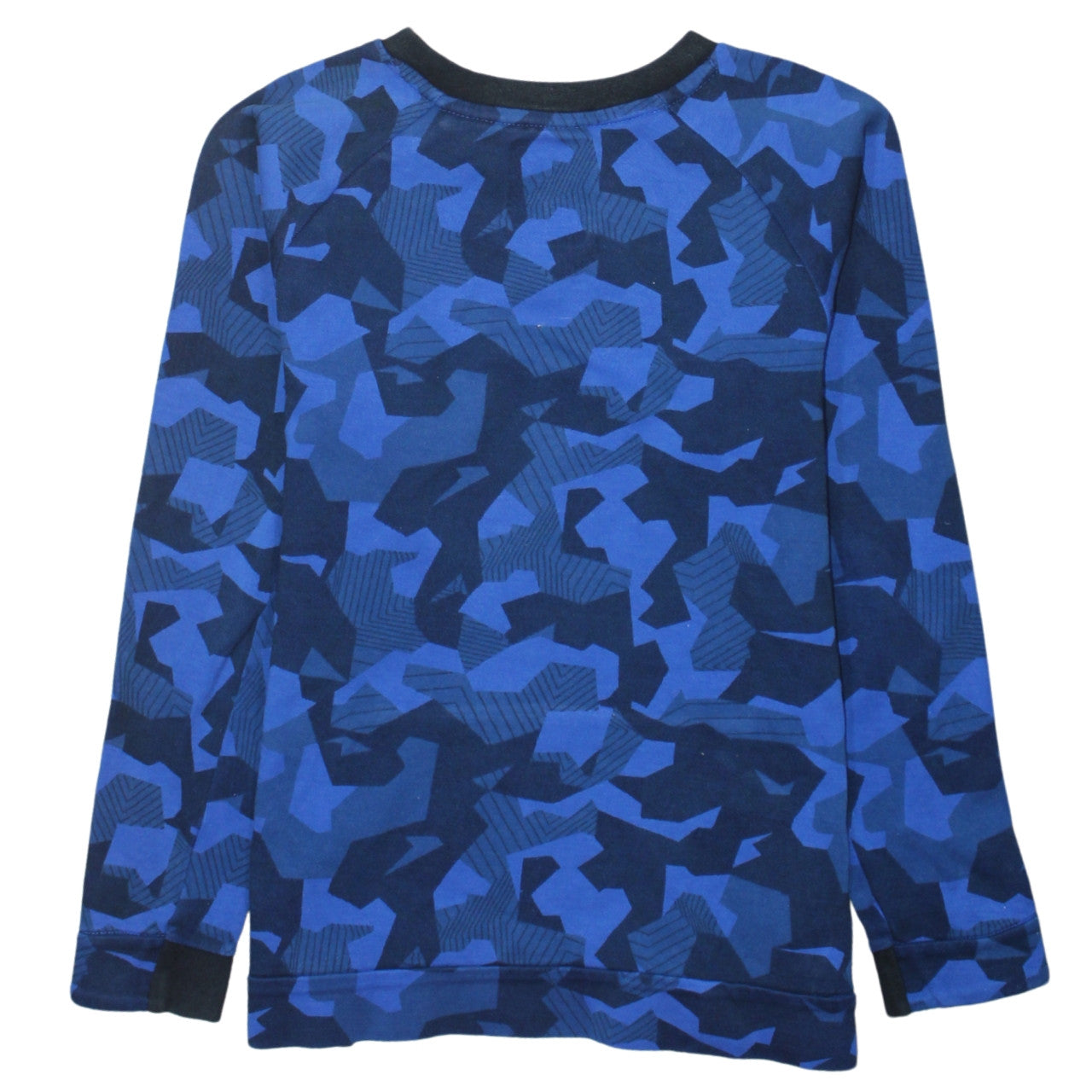 Nike Boys Blue Camouflage Pullover Hoodie Sweatshirt 12-13 Years