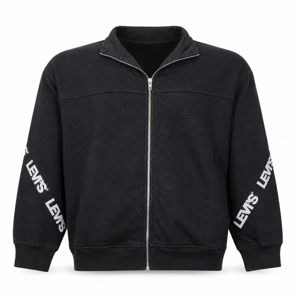 Levi's Men's Black Full Zip Logo Sweatshirt Size S