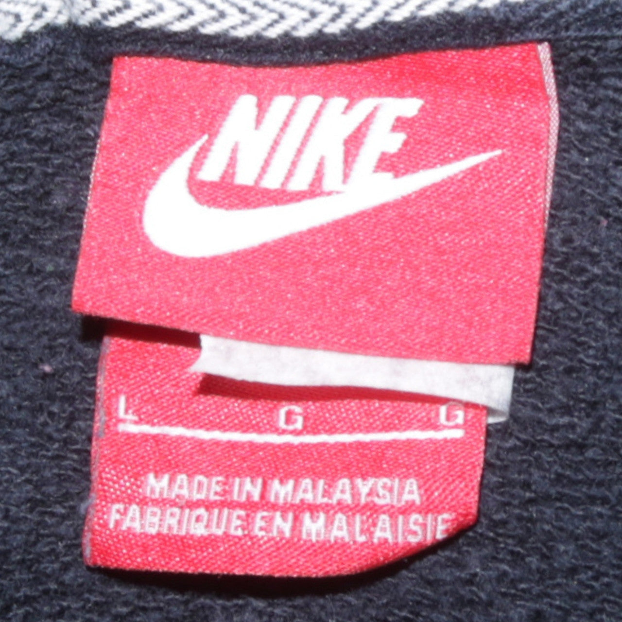 Nike Womens Black Pullover Hoodie L Hooded Sweatshirt