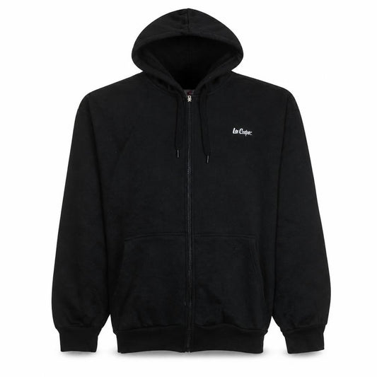 Lee Cooper Mens Black XL Full Zip Hoodie Sweatshirt